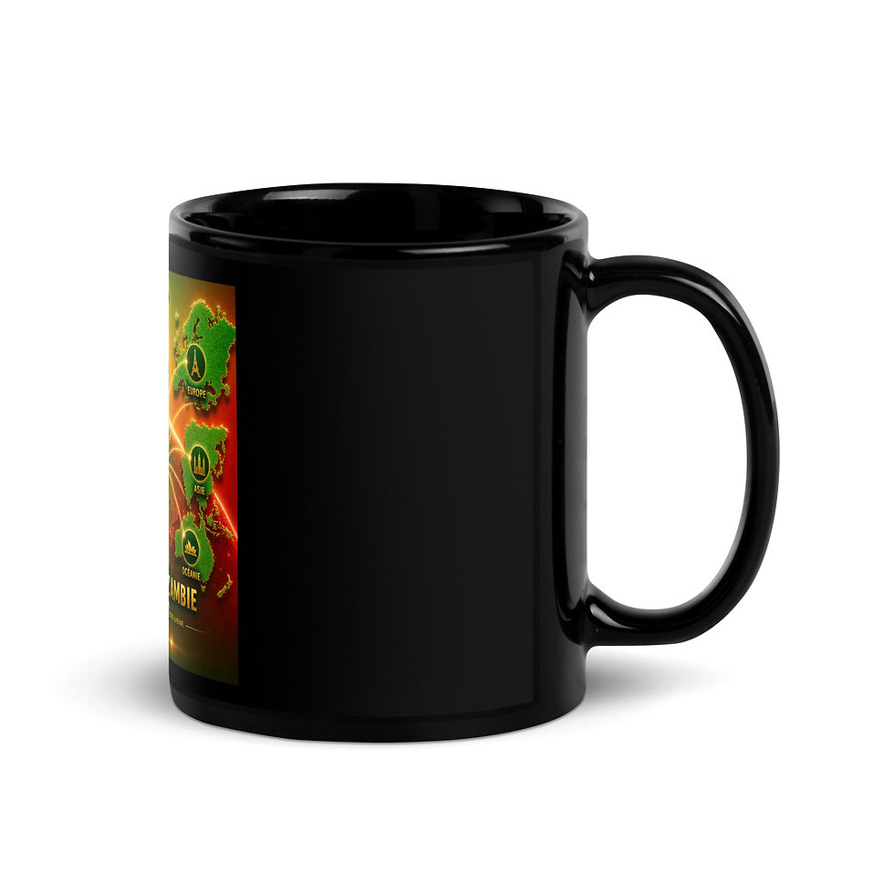 Thumbnail: Mug Noir Brillant - Agence Diaspora Zambienne 