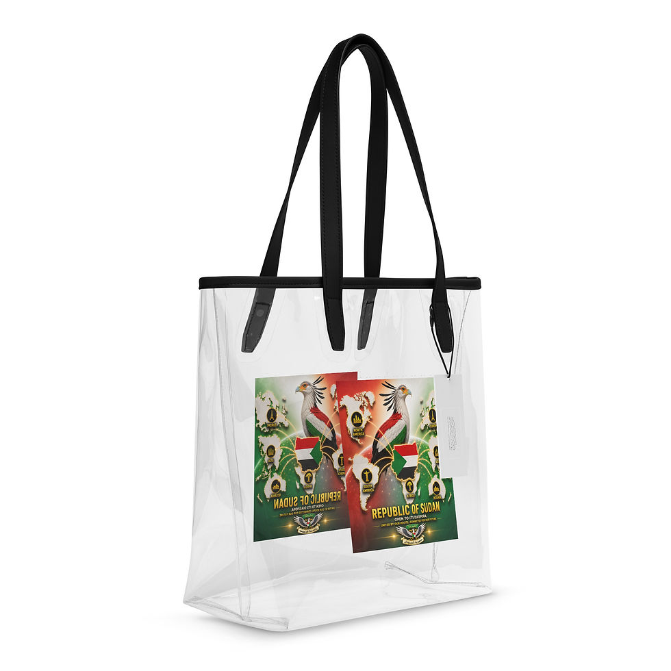Thumbnail: Clear tote bag - Sudanese Diaspora Agency