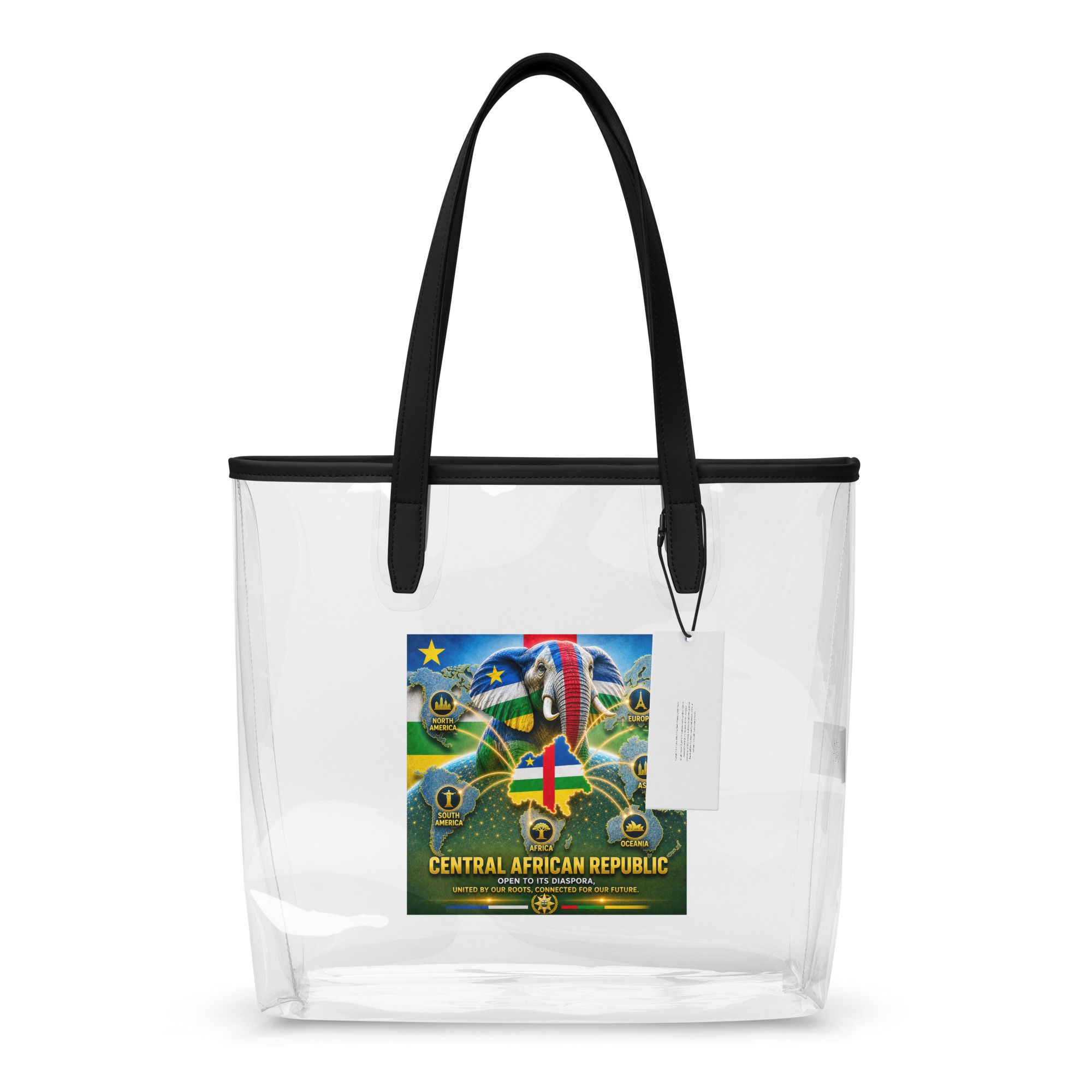 Clear tote bag - Central African Diaspora Agency