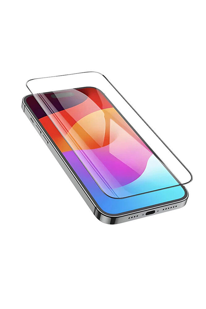 Küçük resim: HOCO Guardian Shield Series iPhone 15 Pro HD Tempered Kırılmaz Cam Ekran Koruy