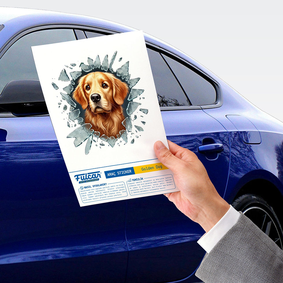 Küçük resim: Fulcar Golden Araç Stickerı