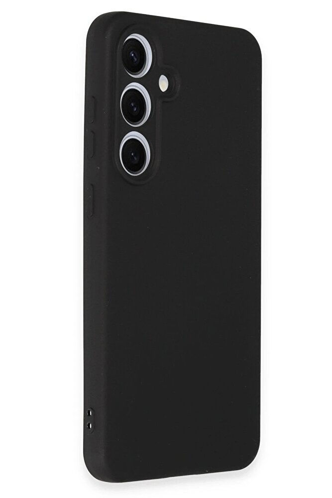 Küçük resim: Samsung Galaxy S24 FE Kılıf Nano içi Kadife Silikon - Siyah-(5796) - VOANFD52