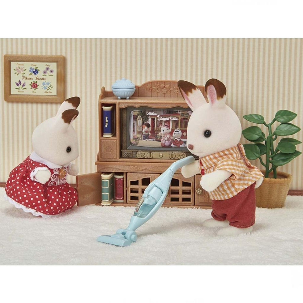 Küçük resim: Sylvanian Families Çamaşır Makinesi ve Elektrik Süpürgesi Seti 5445