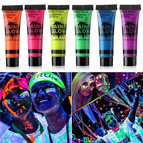 Küçük resim: Neon Glow Fosforlu Krem Boya - 12 Adet
