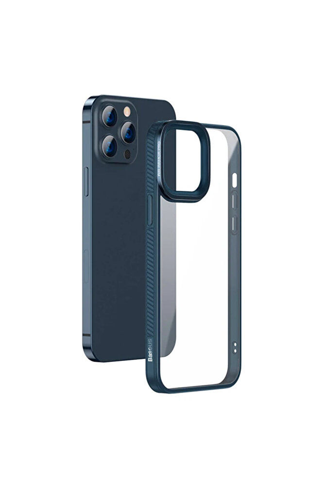 Küçük resim: Crystal iPhone 13 Pro Max Kılıf Jel Çerçeve Zırhlı Silikon Kılıf-(5775) 