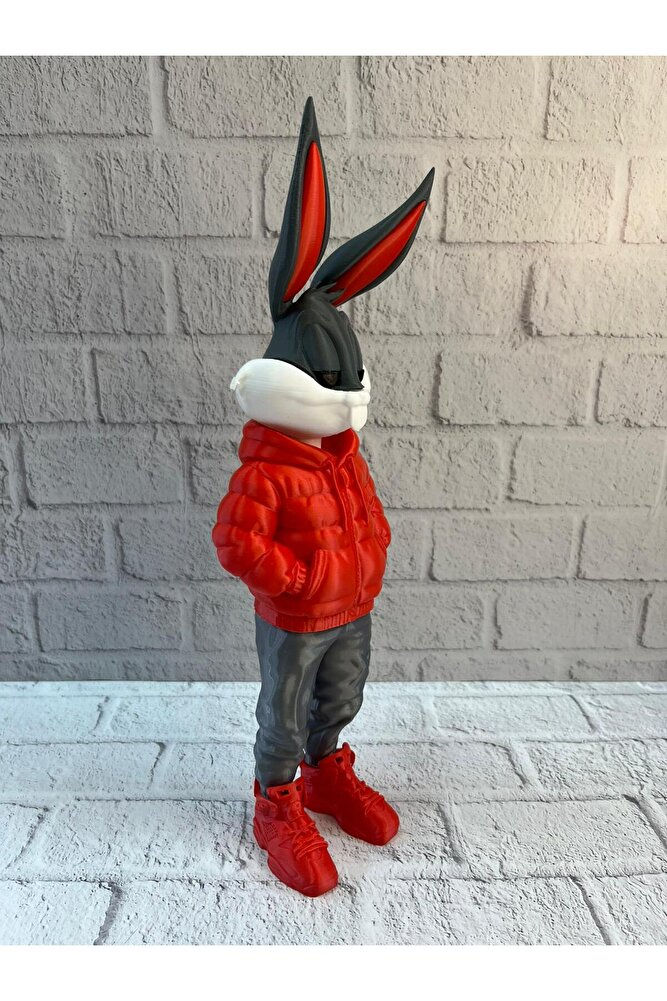 Küçük resim: Bugs Bunny Dekoratif Figür 10×34 cm Modern Tasarım - EMTHBA6056-6756