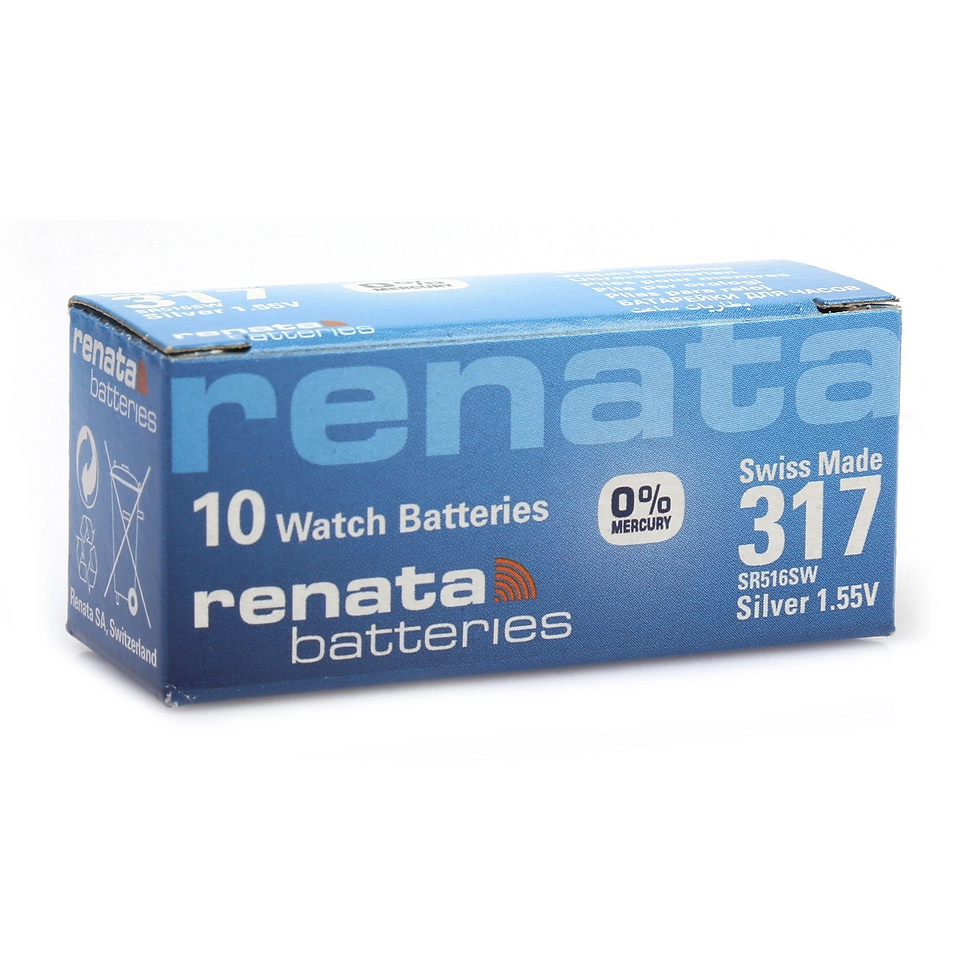 Küçük resim: Renata 317 Sr516sw 1.55v Alkalin Saat Pili 10 Adet