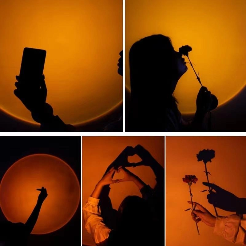 Küçük resim: Taşınabilir Usb Sunset Lamba: Ev Ve Araba İçin Ambiyans Işığı
