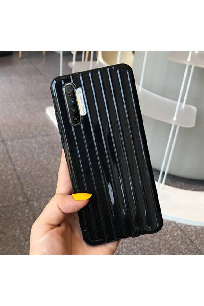 Küçük resim: Ally Oppo Realme 5 Pro Trunk Lines ince Soft Silikon Kılıf-(5775) - EMTHBA5300
