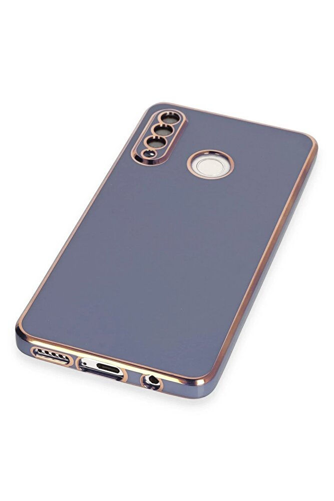 Küçük resim: Huawei P30 Lite Kılıf Volet Silikon - Mavi-(5796) - EMTHBA4307-5985
