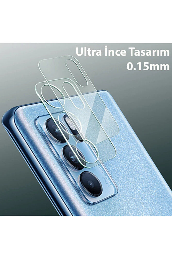 Küçük resim: Oppo Reno6 Pro 3D Full Tempered Cam Kamera Koruyucu-(5775) - EMTHBA8234-5420
