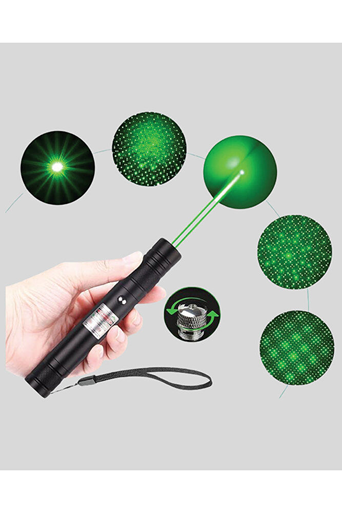 Küçük resim: 5000mW Yeşil Lazer Pointer Profesyonel Uzun Menzilli - EMTHBA8895-8699
