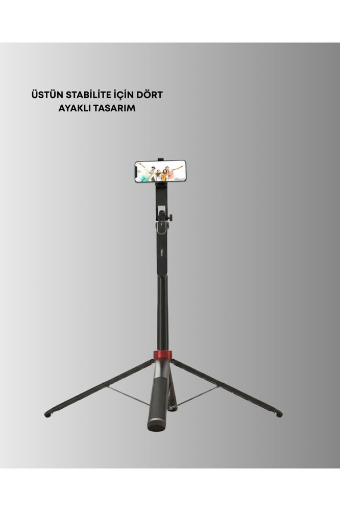 Küçük resim: Ayarlanabilir Telefon Tripodu Selfie Stick Çok Açılı Çekim - EMTHBA1485-347