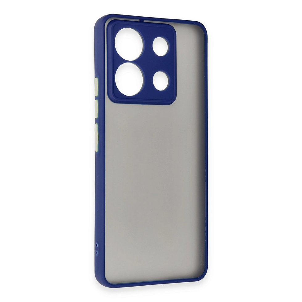 Küçük resim: Xiaomi Redmi Note 13 5g Kılıf Montreal Silikon Kapak - Lacivert