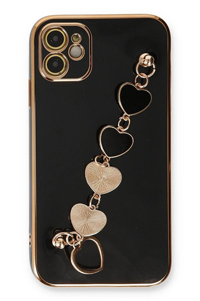Küçük resim: iPhone 12 Kılıf Esila Silikon - Siyah-(5796) - EMTHBA9154-2706