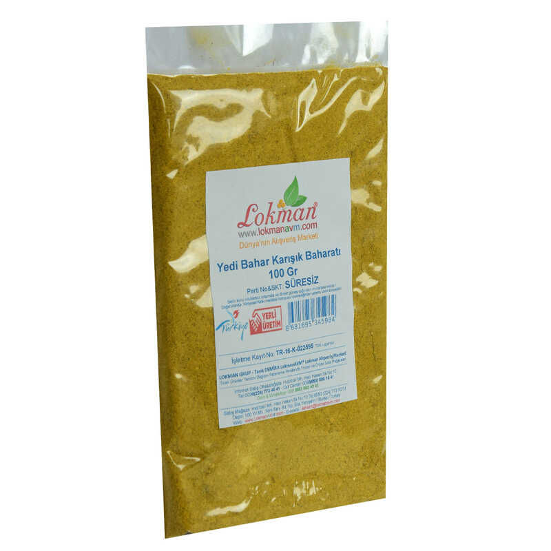 Küçük resim: Yedi Türlü Karışık Baharat 100 Gr Paket