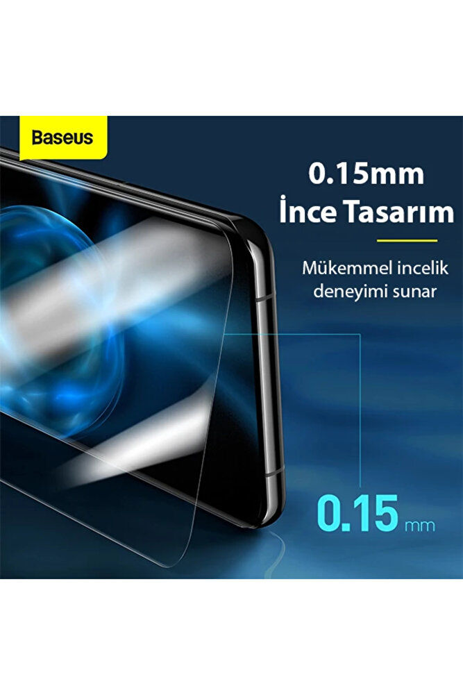 Küçük resim: Huawei P50 0.15mm Full Darbe Emici Ekran Koruyucu 2 Adet Set-(5775) - EMTHBA7348