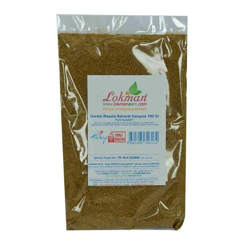 Küçük resim: Garam Masala Baharat Karışımı 100 Gr Paket