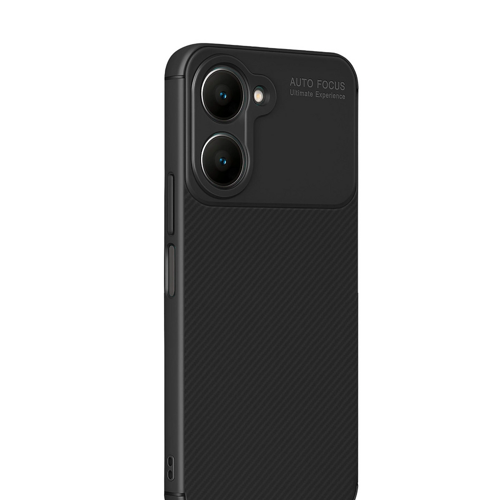 Küçük resim: Vivo Y18 Kılıf Auto Focus Karbon Kapak - Siyah