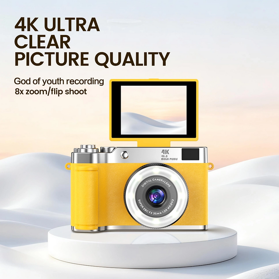 Küçük resim: 4k Çantalı Dijital Retro Video Kamera 48mp 16x Zoom Işıklı (32gb) Kart Dijital