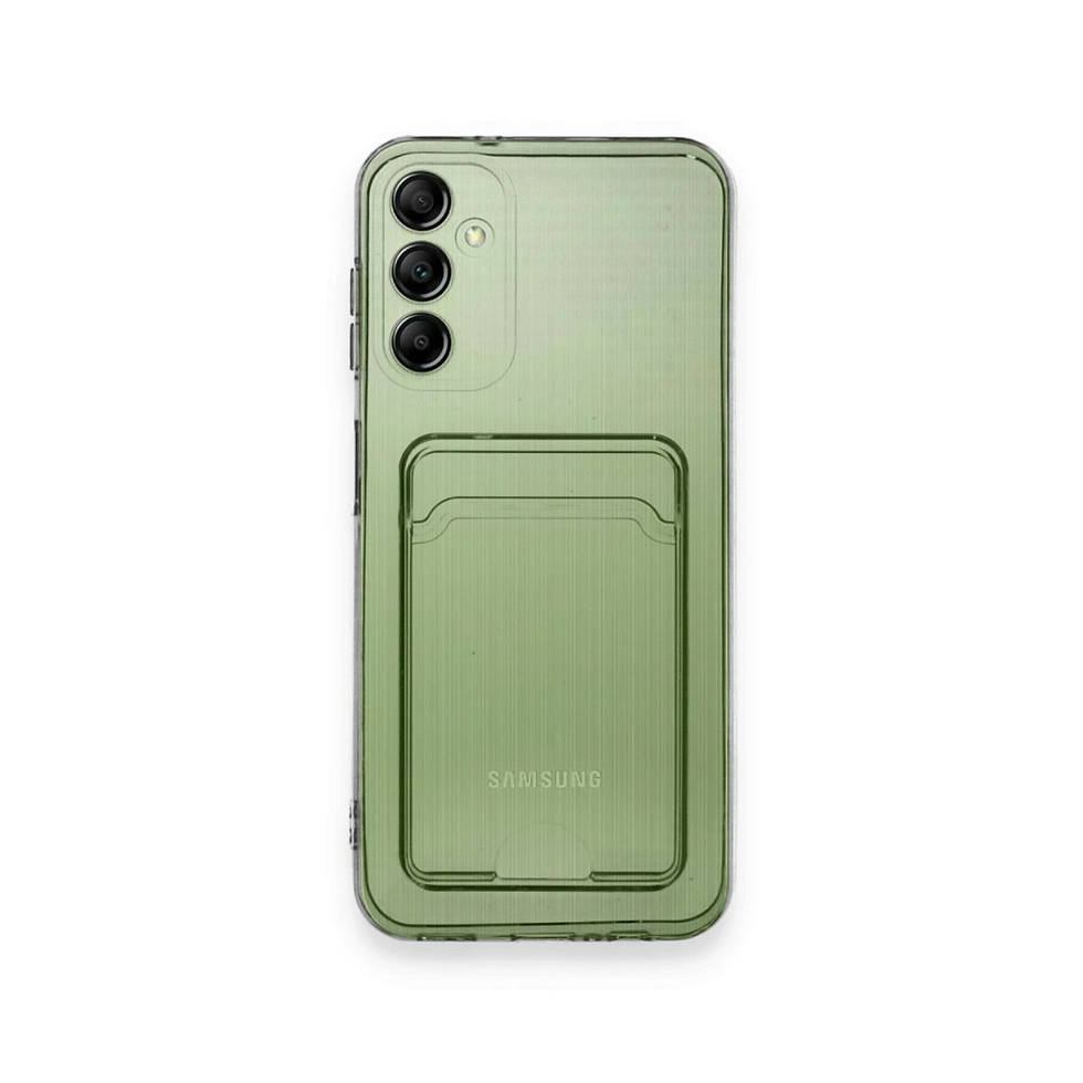 Küçük resim: Samsung Galaxy M15 Kılıf Kart Şeffaf Silikon - Şeffaf