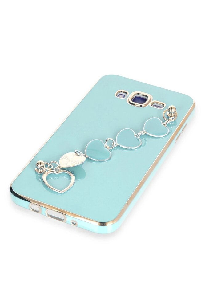 Küçük resim: Samsung Galaxy J7 Kılıf Esila Silikon - Su Yeşili-(5796) - EMTHBA4150-8744