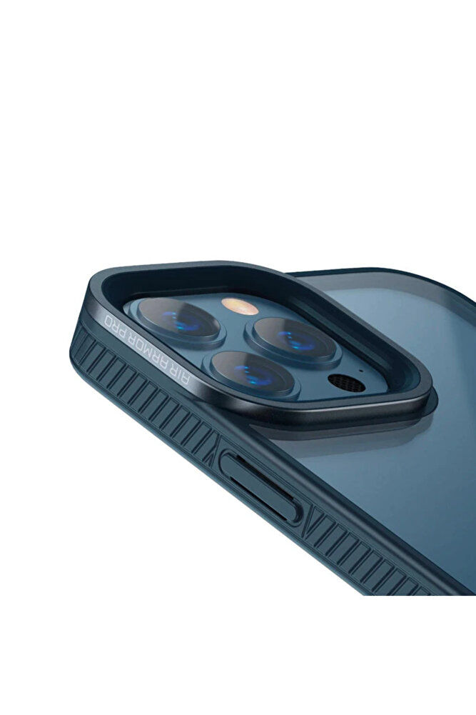 Küçük resim: Crystal iPhone 13 Pro Max Kılıf Jel Çerçeve Zırhlı Silikon Kılıf-(5775) 