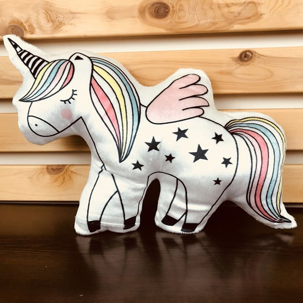 Thumbnail: Unicorn Tasarımlı Yumuşak Peluş Yastık