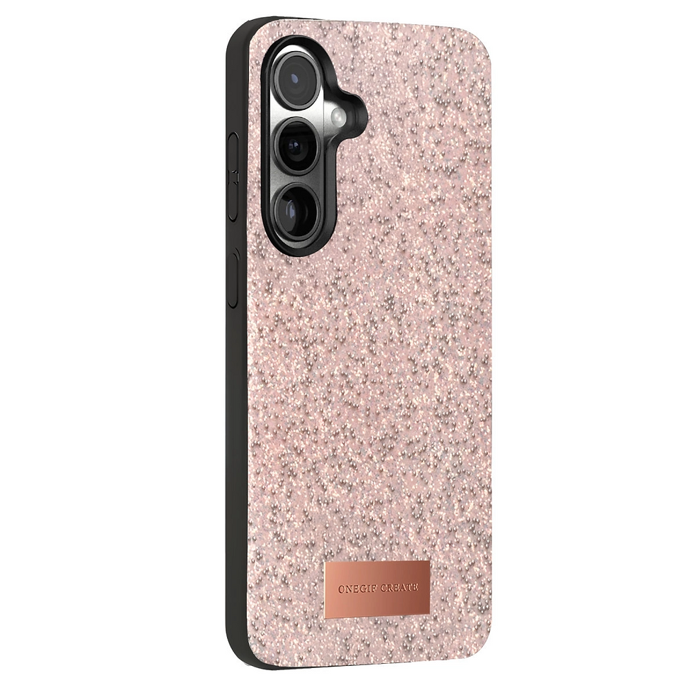 Küçük resim: Onegif Samsung Galaxy S25 Plus Bright Simli Kapak - Pembe