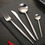 Thumbnail: Full Matte Silver Cutlery Set