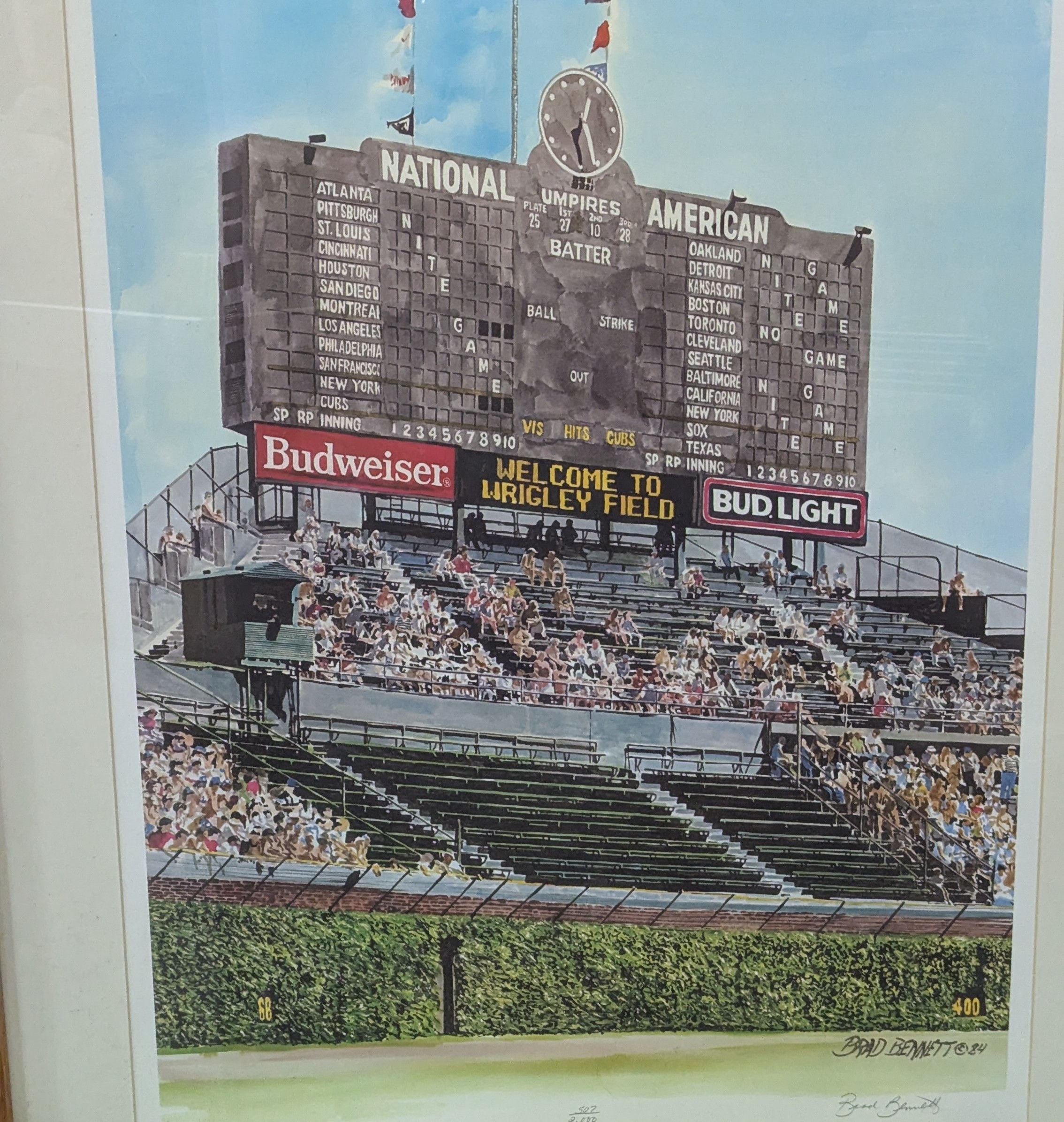 "Wrigley Field" by Brad Bennett