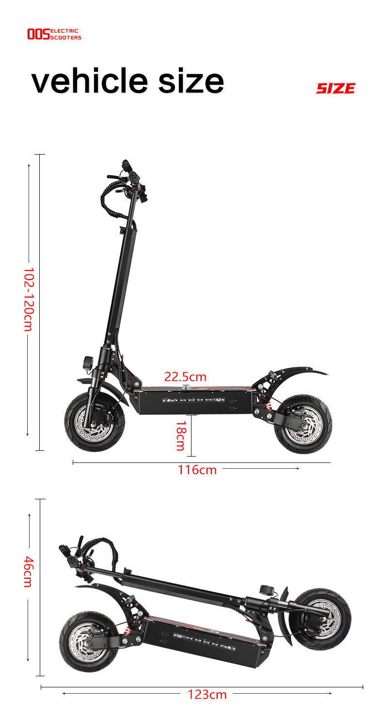 Thumbnail: BOYUEDA Q7Pro 3200W, 2 x 1600W Dual Motor, Baterie 52V 20AH, Frane Hidraulice