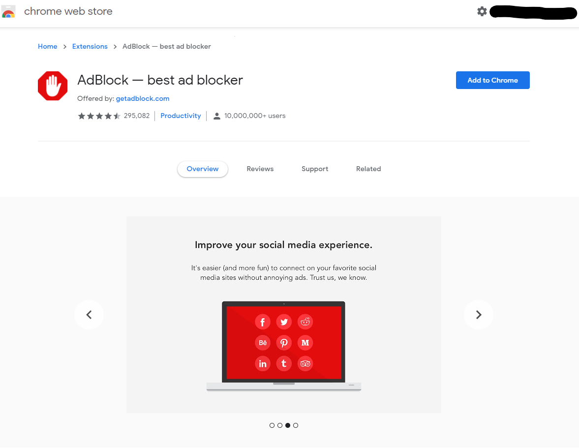 add blocker add blocker