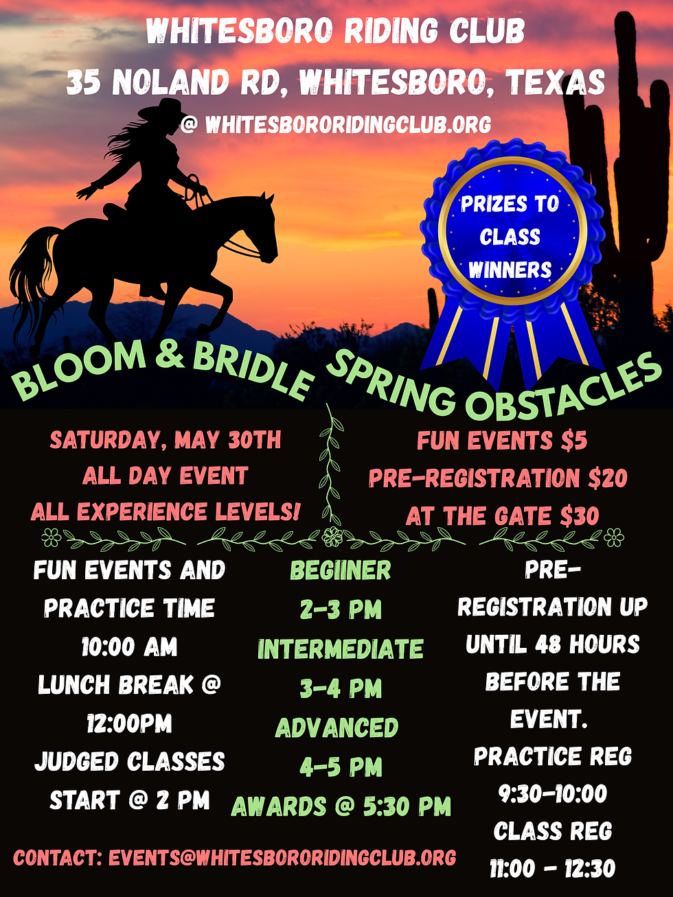Bloom & Bridle Spring Obstacles