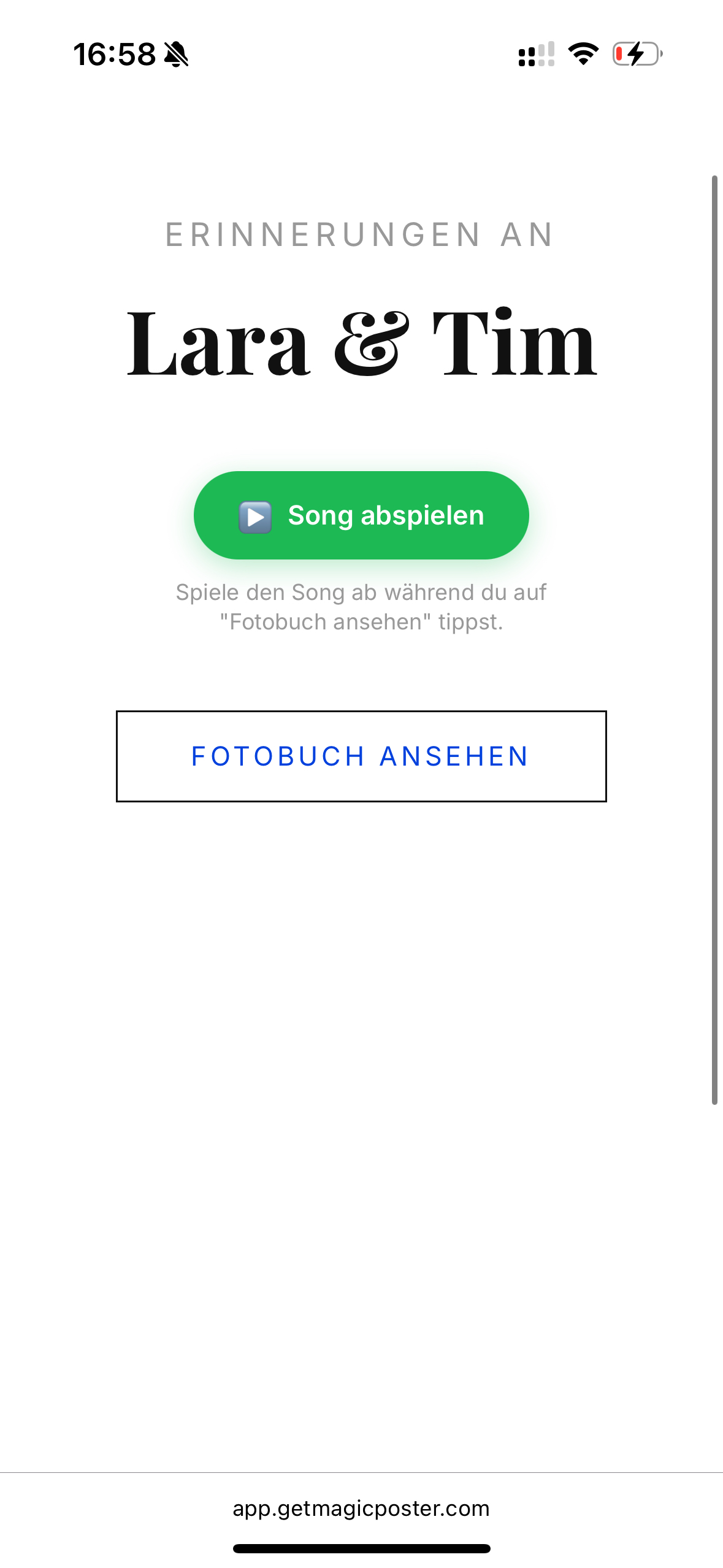 MagicPoster an der Wand