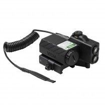 VISM® by NcSTAR® OFFSET GREEN LASER DESIGNATOR W/NAV LEDS/ BLACK