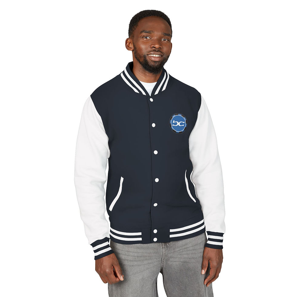Thumbnail: Unisex Letterman Jacket — Blue Chip Farms Varsity Jacket