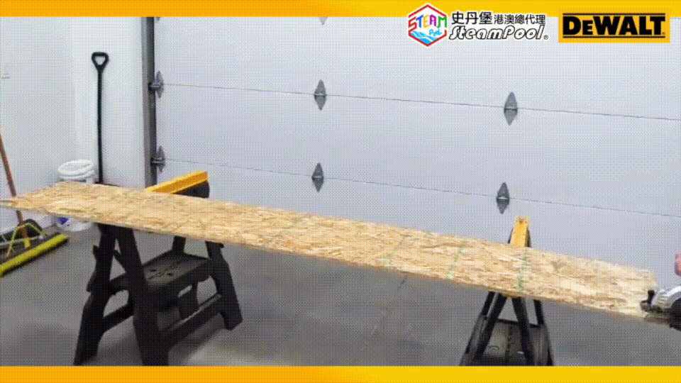 DEWALT 得偉噬木蜂鳥鋸,4吋半風車鋸圓鋸,鋰電池長時間啟動,使用5AH電可切割 3/4" OSB 板長達113米,DCS571