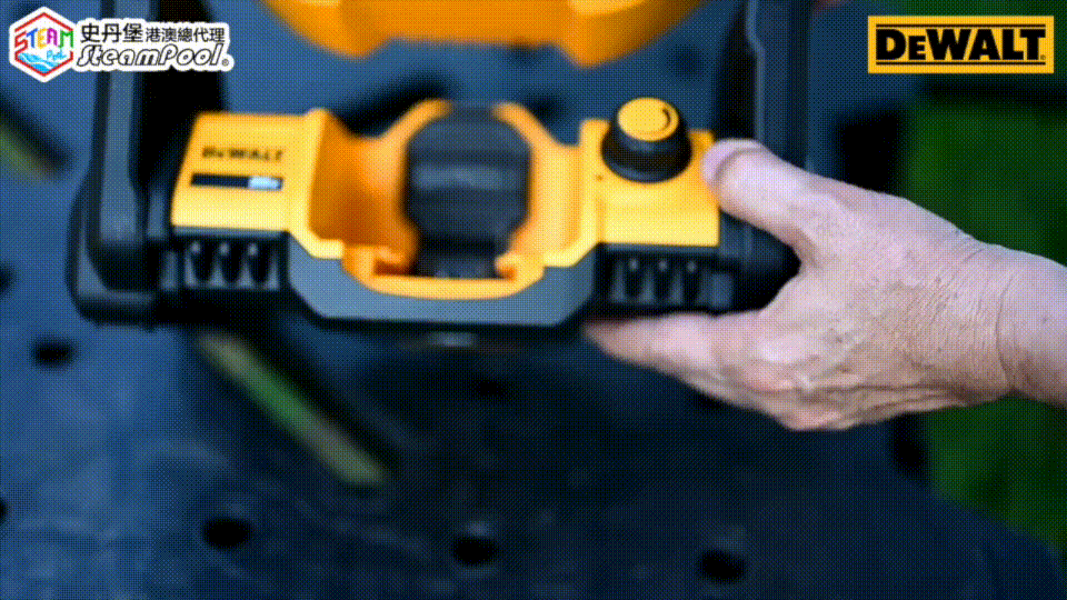 DEWALT 得偉乾濕兩用工業扇,螺絲位及強韌金屬掛勾,DCE511