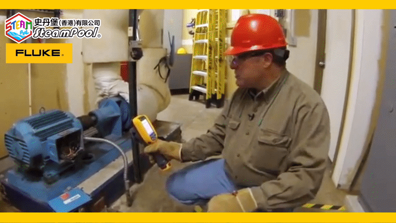 福祿克 FLUKE 62 Max/62 Max+/TiS20+/TiS20+ MAX/TiS55+/TiS75+,摩打殼體、軸承及轉動裝置的機械部分,可查看電機的軸承、軸端部分,以及泵側和泵