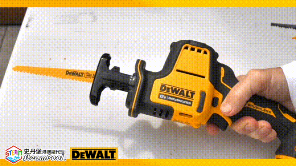 DEWALT 得偉12V御前匕首 老虎鋸 軍刀鋸 2800spm切割速度 電子速 精準調控,DCS312