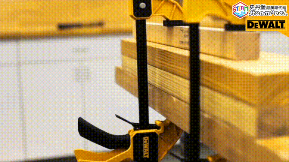 DEWALT DWHT83191 DWHT83192 DWHT83193 DWHT83194 DWHT83195 得偉木工夾 軸心 鋼條製造 尺龍造夾口 可拆式防滑套