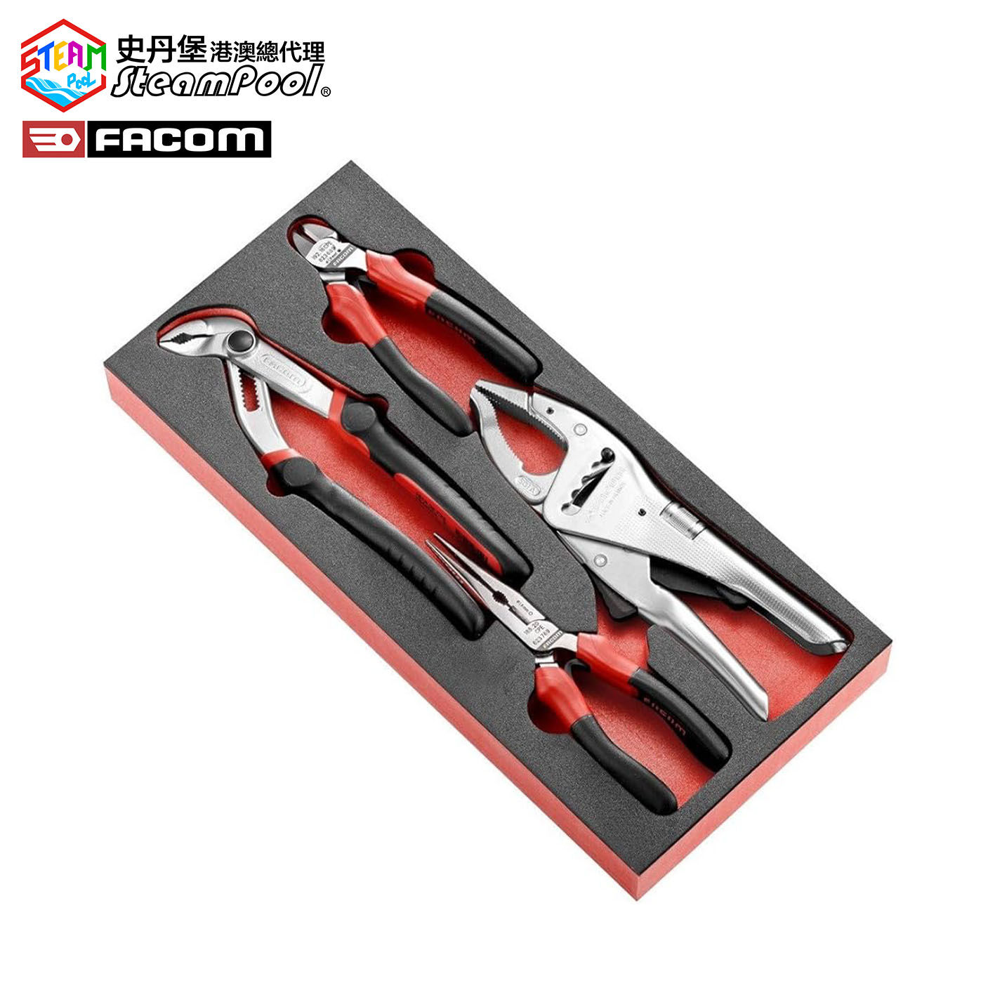 FACOM Foam 專業工程鉗 4 件套裝 MODM.CPE1