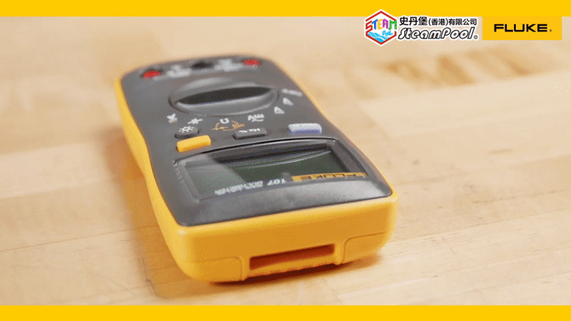 福祿克 Fluke 107 AC_DC Current Handheld Digital Multimeter Pocket DM Product shot