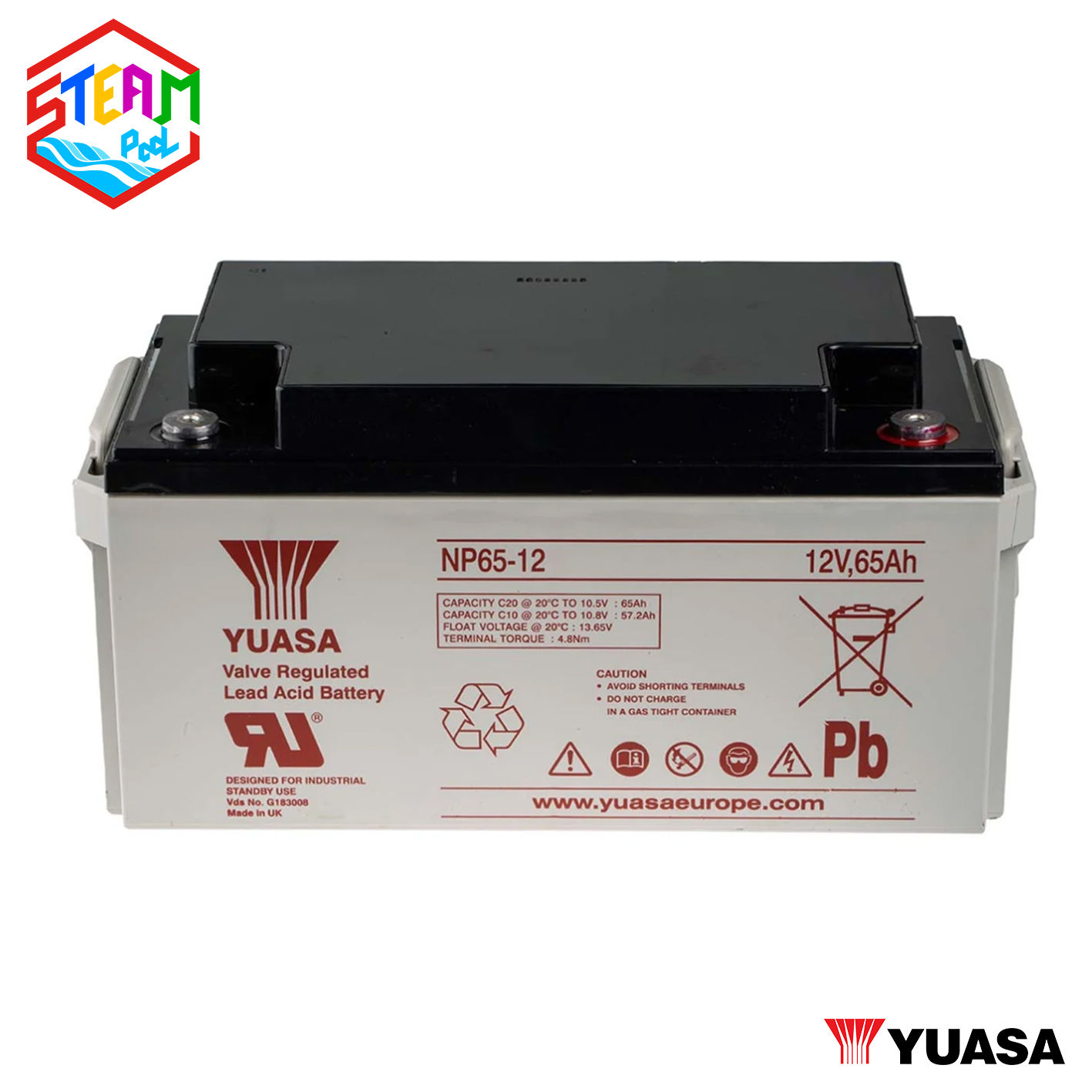 YUASA 12V 65AH VRLA 鉛酸蓄電池 NP65-12