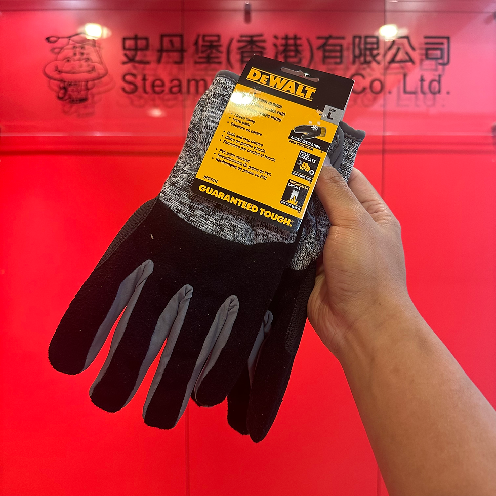 縮圖：得偉抓毛絨防寒工作手套 DPG751