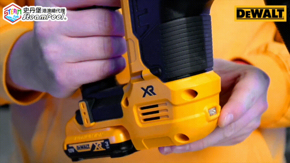 DEWALT 得偉 Atomic Hammer Drill 12V 靈猿油壓鑽 20V 原子油壓鑽 REDDOT,防滑橡膠手柄,高低見度LED燈,優良平衡感,低疲勞,單手鑽天花, DCH072 DCH172