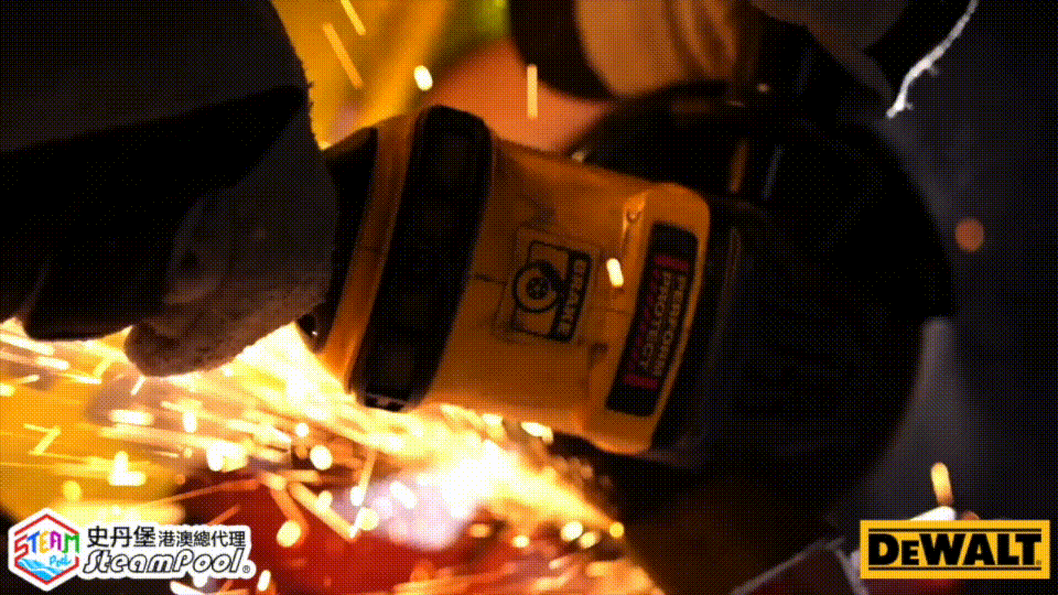 DEWALT 得偉 救援工具, 角磨機,輸出力高,威力強勁,配備雙保險開關,安全至上,DCG414