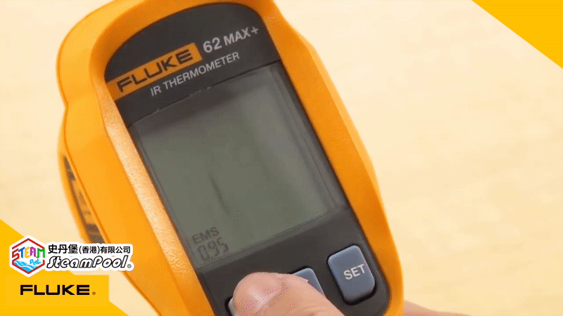 福祿克 FLUKE 62 Max_62 Max+ 紅外測溫儀,可選擇溫度的標示單位,華氏℉或攝氏°C