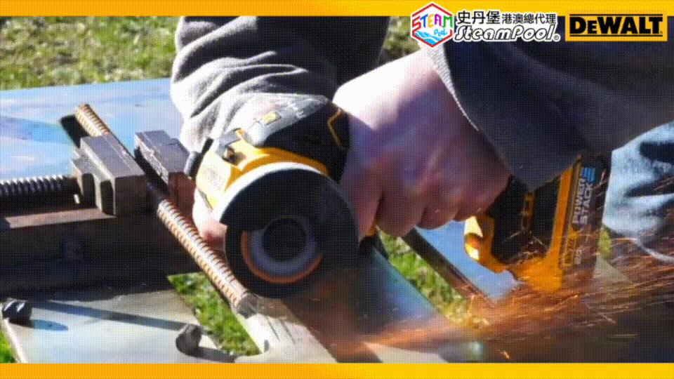 DEWALT 得偉掌心風火輪 3吋磨機 切割 得偉原裝鋰電池 550MWO強勁功率輸出 20000rpm高速運轉 配合得偉雷切電池更出色 ,DCS438B DCBP034
